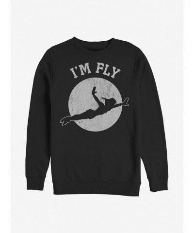 Disney Peter Pan I'm Fly Crew Sweatshirt $15.13 Sweatshirts