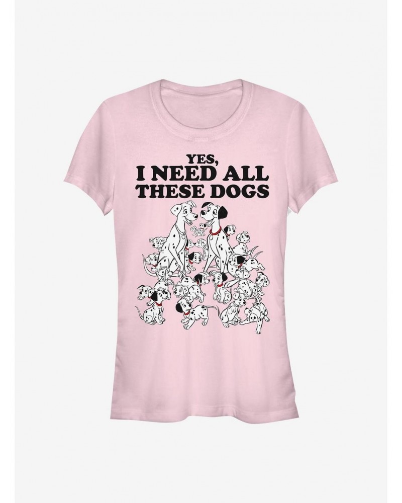 Disney 101 Dalmatians All These Dogs Girls T-Shirt $11.21 T-Shirts