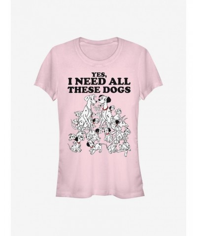 Disney 101 Dalmatians All These Dogs Girls T-Shirt $11.21 T-Shirts