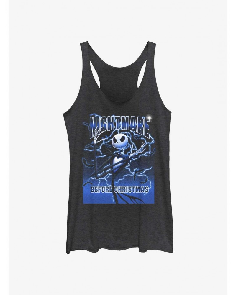 Disney The Nightmare Before Christmas Electric Jack Girls Tank $10.62 Tanks