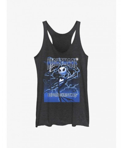 Disney The Nightmare Before Christmas Electric Jack Girls Tank $10.62 Tanks