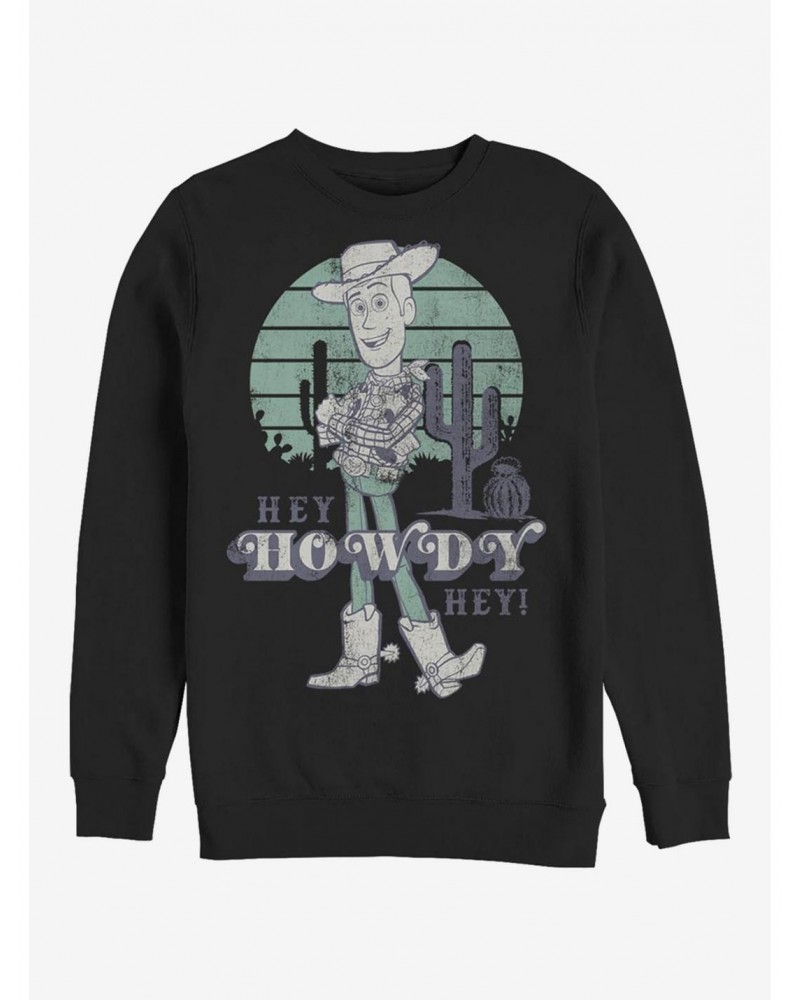 Disney Pixar Toy Story 4 Howdy Hey Crew Sweatshirt $12.55 Sweatshirts