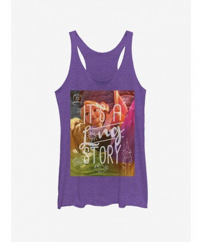 Disney Tangled Long Story Girls Tank $11.66 Tanks