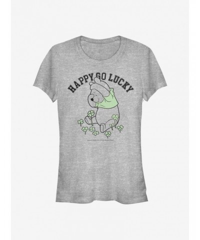 Disney Winnie The Pooh Lucky Pooh Girls T-Shirt $9.46 T-Shirts