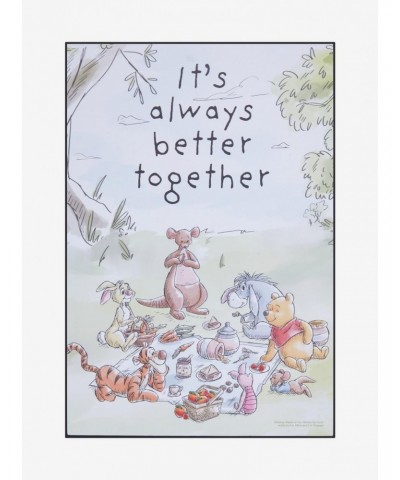 Disney Winnie The Pooh It's Always Better Together Wood Wall Art $6.62 Merchandises