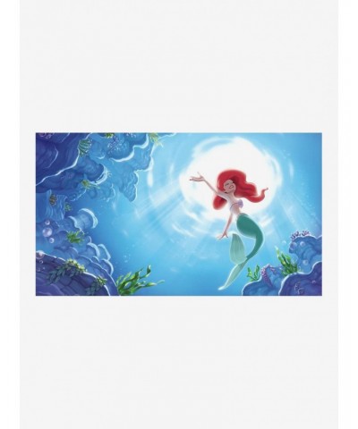 Disney The Little Mermaid 'Part Of Your World' Chair Rail Prepasted Mural $70.05 Murals