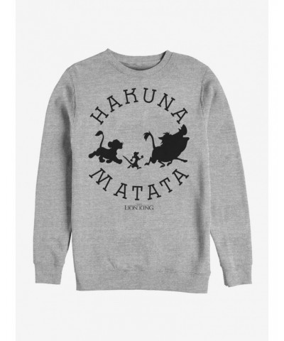 Disney The Lion King Hakuna Round Sweatshirt $12.92 Sweatshirts