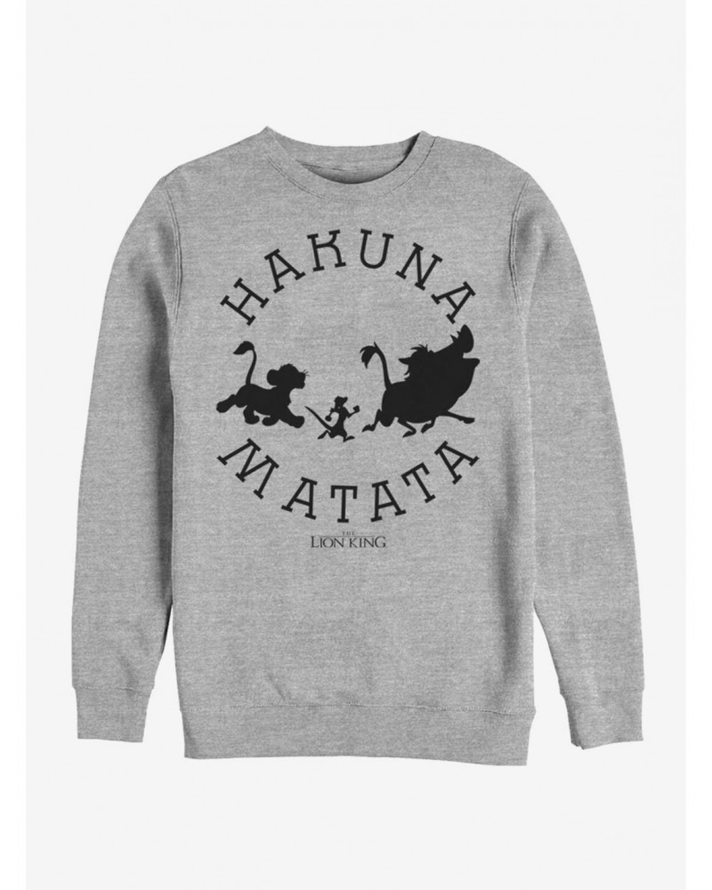 Disney The Lion King Hakuna Round Sweatshirt $12.92 Sweatshirts