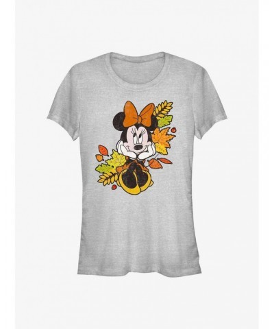 Disney Minnie Mouse Fall Leaves Girls T-Shirt $9.71 T-Shirts