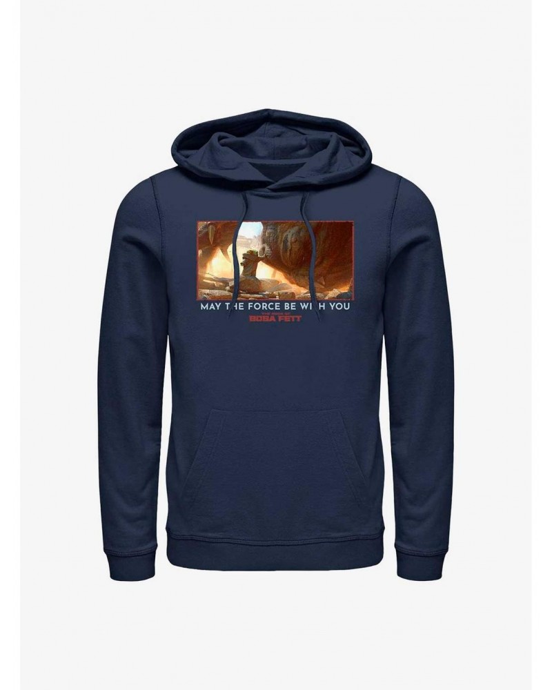 Star Wars The Book Of Boba Fett The Child Never Give Up Hoodie $15.27 Hoodies