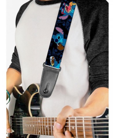 Disney Lilo & Stitch Snacking Poses Guitar Strap $8.96 Guitar Straps