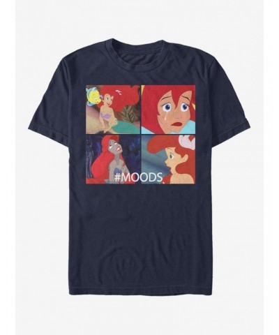 Extra Soft Disney The Little Mermaid Ariel Moods T-Shirt $13.58 T-Shirts