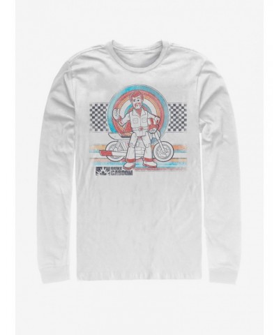 Disney Pixar Toy Story 4 Ride 4 Lyfe White Long-Sleeve T-Shirt $10.53 T-Shirts