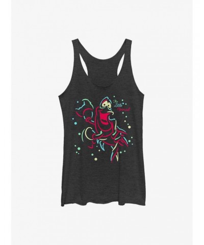 Disney The Little Mermaid Neon Sebastian Girls Tank $11.91 Tanks