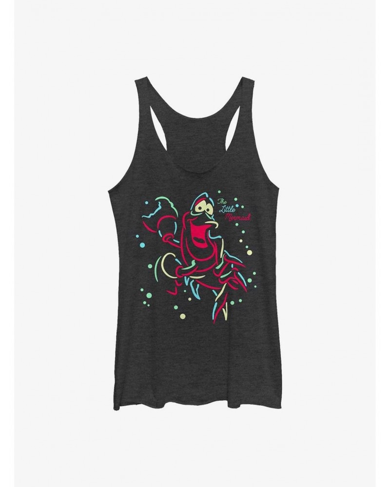 Disney The Little Mermaid Neon Sebastian Girls Tank $11.91 Tanks