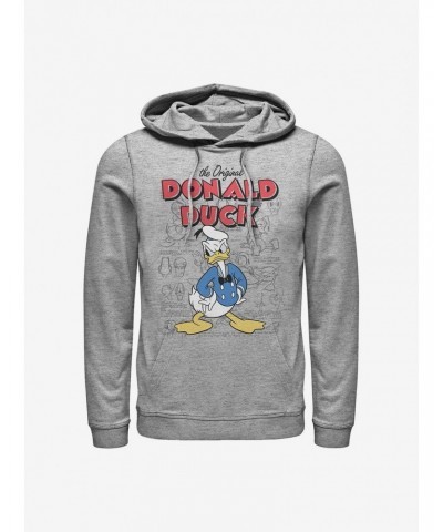 Disney Donald Duck Original Donald Sketchbook Hoodie $14.82 Hoodies