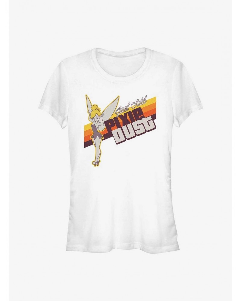 Disney Peter Pan Retro Tink Just Add Pixie Dust Girls T-Shirt $11.70 T-Shirts