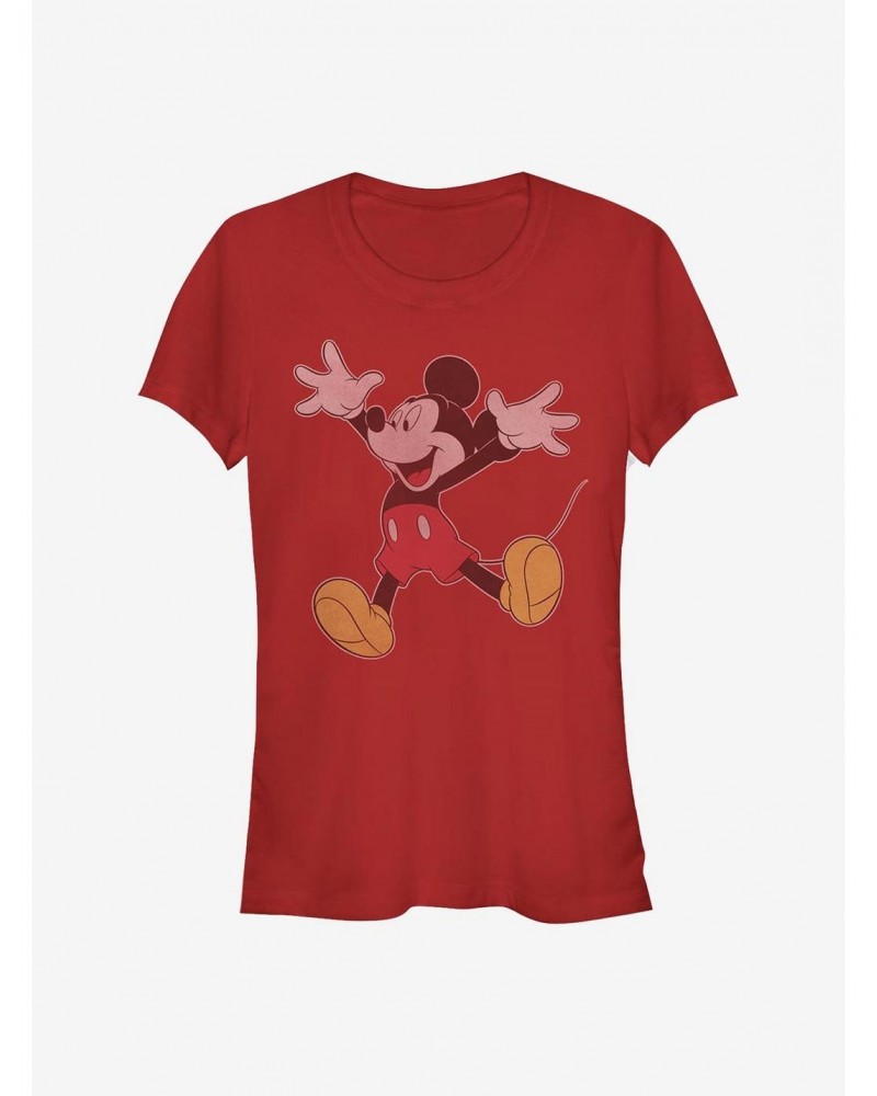 Disney Mickey Mouse Mickey Jump Girls T-Shirt $9.21 T-Shirts