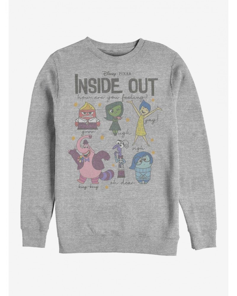 Disney Pixar Inside Out How Are You Feeling Sweatshirt $11.07 Sweatshirts