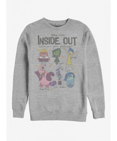 Disney Pixar Inside Out How Are You Feeling Sweatshirt $11.07 Sweatshirts