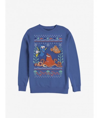 Disney Pixar Finding Nemo Sea Ugly Christmas Sweater Sweatshirt $13.65 Sweatshirts