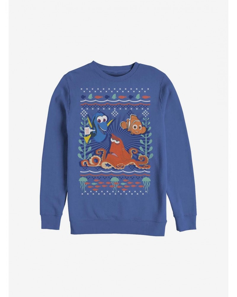 Disney Pixar Finding Nemo Sea Ugly Christmas Sweater Sweatshirt $13.65 Sweatshirts