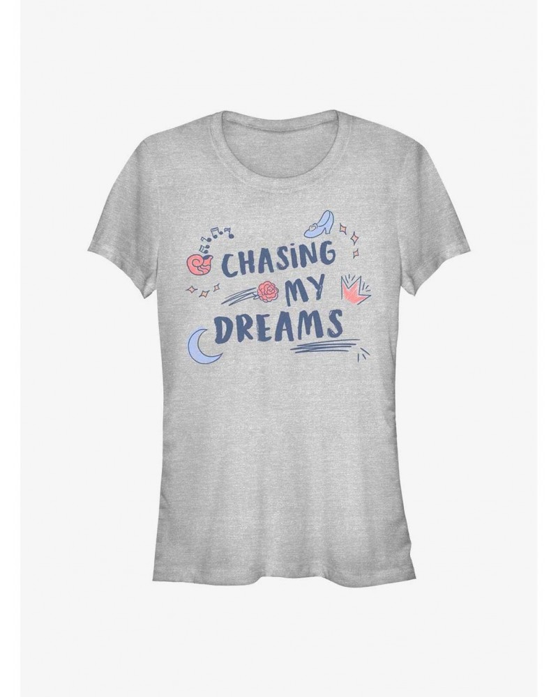 Disney Princesses Chasing My Dreams Girls T-Shirt $11.70 T-Shirts