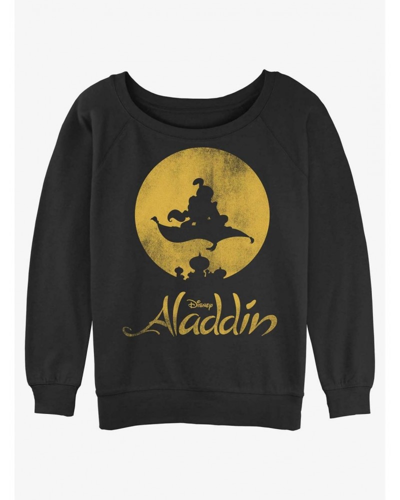 Disney Aladdin New World Girls Slouchy Sweatshirt $15.87 Sweatshirts