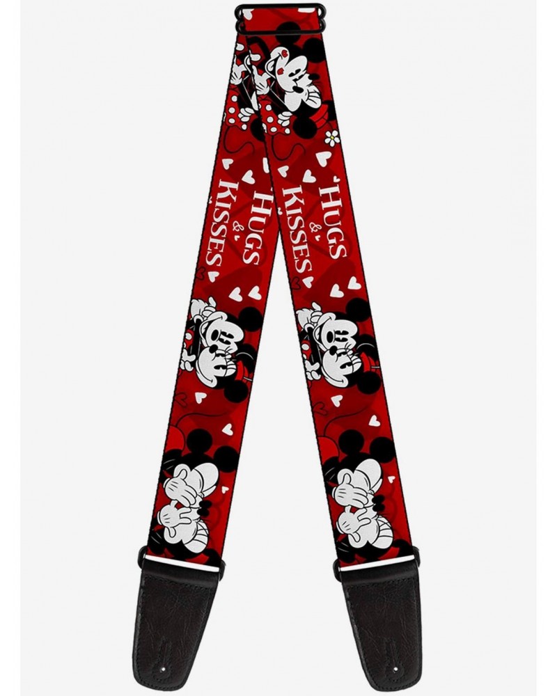 Disney Mickey Mouse and Minnie Hugs Kisses Poses Guitar Strap $12.20 Guitar Straps