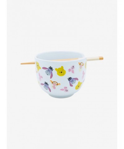 Disney Winnie The Pooh Character Faces Ramen Bowl With Chopsticks $7.36 Chopsticks