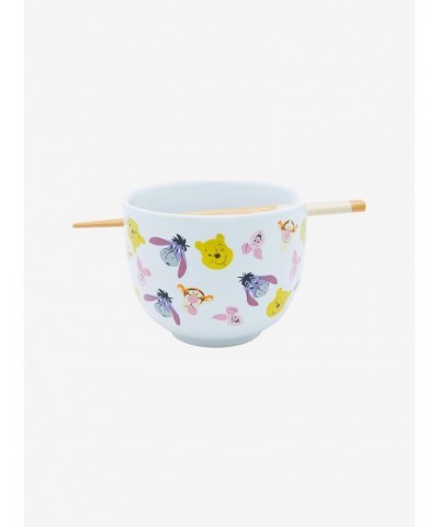 Disney Winnie The Pooh Character Faces Ramen Bowl With Chopsticks $7.36 Chopsticks