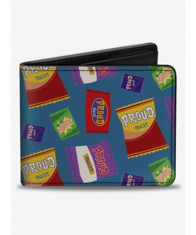 Disney The Proud Family Snacks Scattered Bifold Wallet $9.42 Wallets