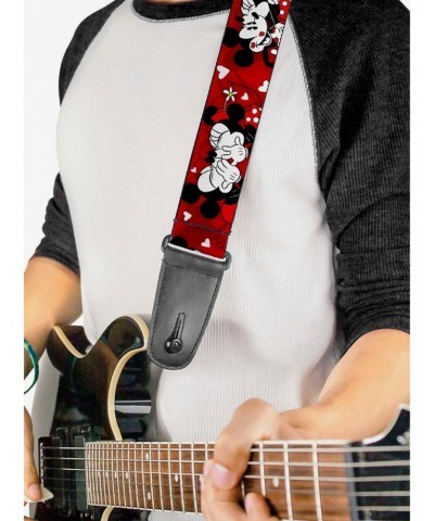 Disney Mickey Mouse and Minnie Hugs Kisses Poses Guitar Strap $12.20 Guitar Straps