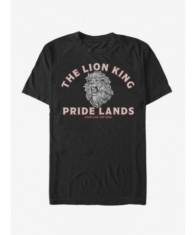 Disney The Lion King 2019 Minimal Lion King Back T-Shirt $11.47 T-Shirts