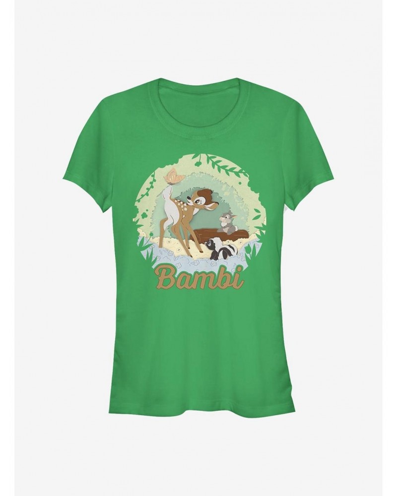 Disney Bambi Papercut Girls T-Shirt $12.45 T-Shirts