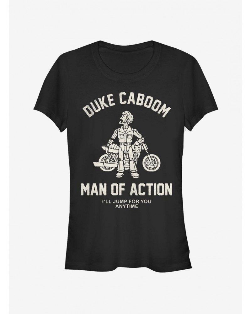 Disney Pixar Toy Story 4 Duke Caboom Girls T-Shirt $11.95 T-Shirts