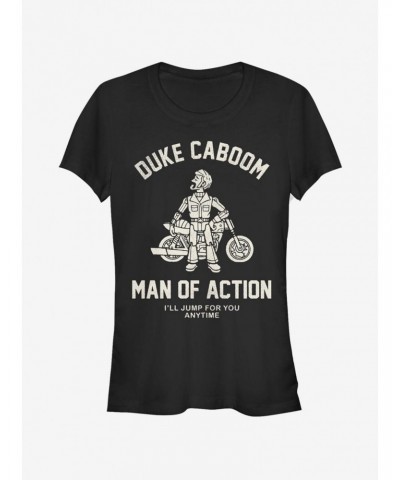 Disney Pixar Toy Story 4 Duke Caboom Girls T-Shirt $11.95 T-Shirts