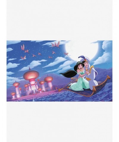 Disney Princess Aladdin 'A Whole New World' Chair Rail Prepasted Mural $55.39 Murals