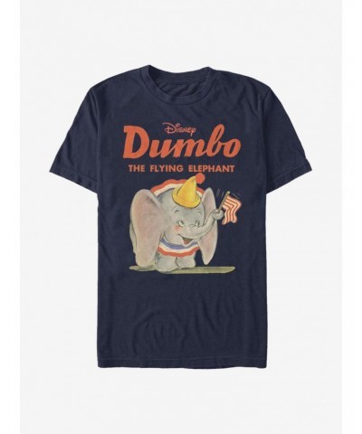 Disney Dumbo Dumbo Classic Art T-Shirt $9.32 T-Shirts