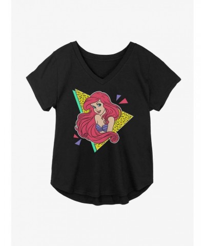 Disney The Little Mermaid Retro Splash Girls Plus Size T-Shirt $11.27 T-Shirts