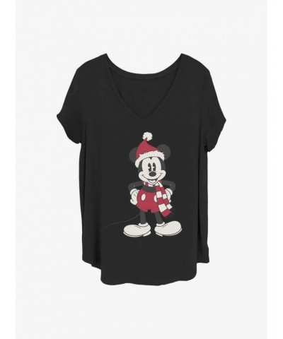 Disney Mickey Mouse Mickey Hat Girls T-Shirt Plus Size $13.87 T-Shirts