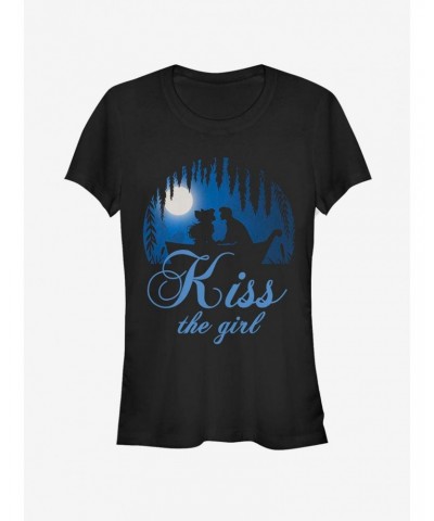 Disney The Little Mermaid Kiss The Girl Vignette Girls T-Shirt $7.97 T-Shirts