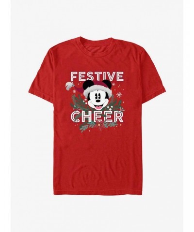 Disney Mickey Mouse Festive Cheer T-Shirt $10.28 T-Shirts