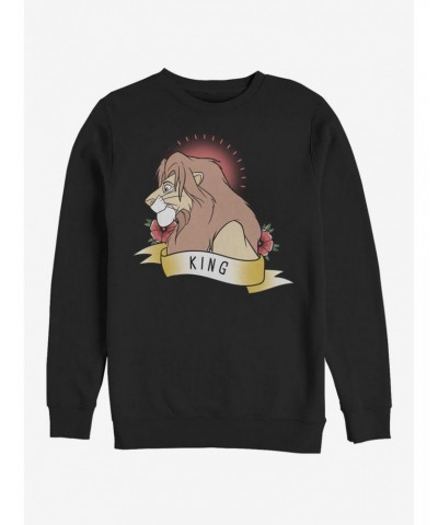 Disney The Lion King King Crew Sweatshirt $16.24 Sweatshirts