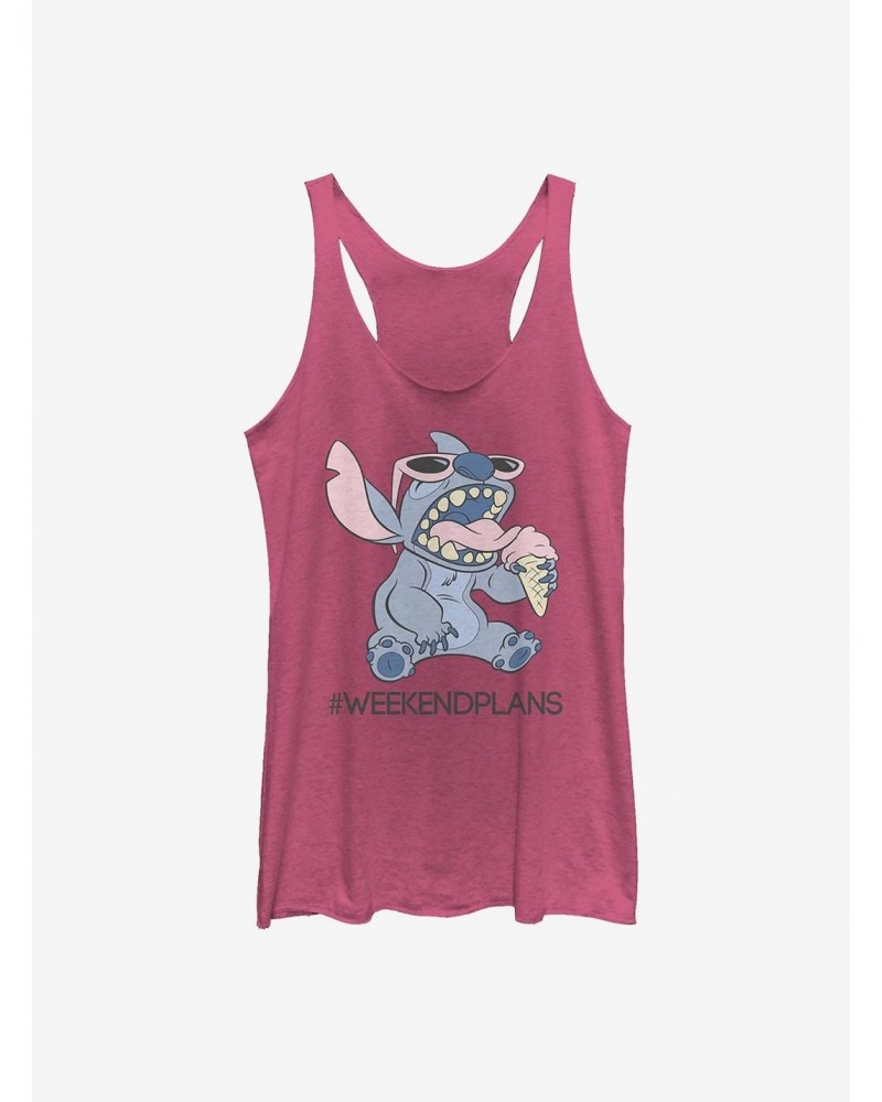 Disney Lilo & Stitch Weekend Plans Girls Tank $11.66 Tanks