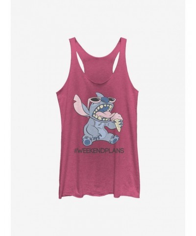 Disney Lilo & Stitch Weekend Plans Girls Tank $11.66 Tanks