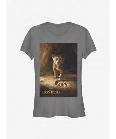 Disney The Lion King 2019 Simba Poster Girls White T-Shirt $9.46 T-Shirts