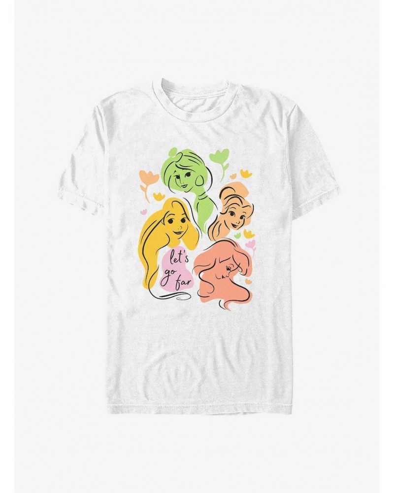 Disney Princess Abstract Princesses T-Shirt $7.89 T-Shirts