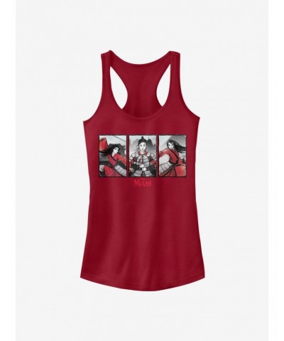 Disney Mulan Live Action Floral Boxed Girls Tank $7.72 Tanks