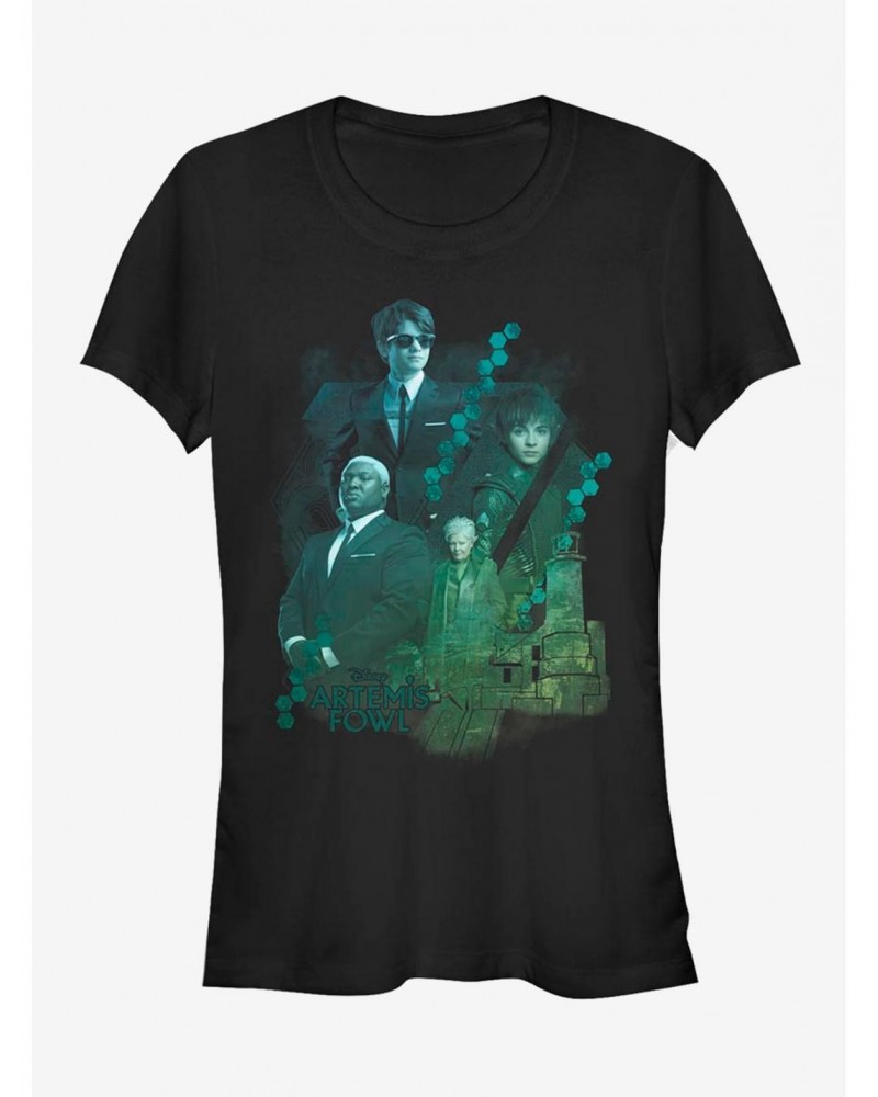 Disney Artemis Fowl Group Gradient Girls T-Shirt $11.70 T-Shirts